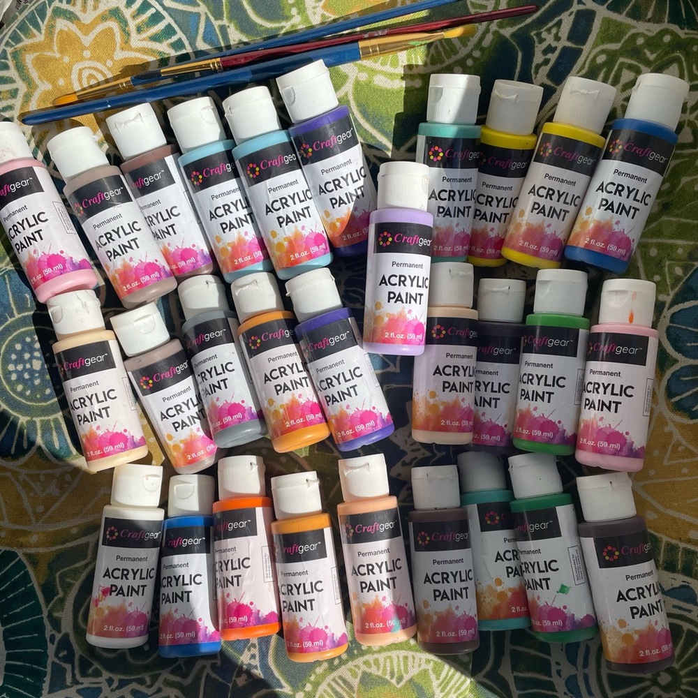 Acrylic Craft Paint Lot